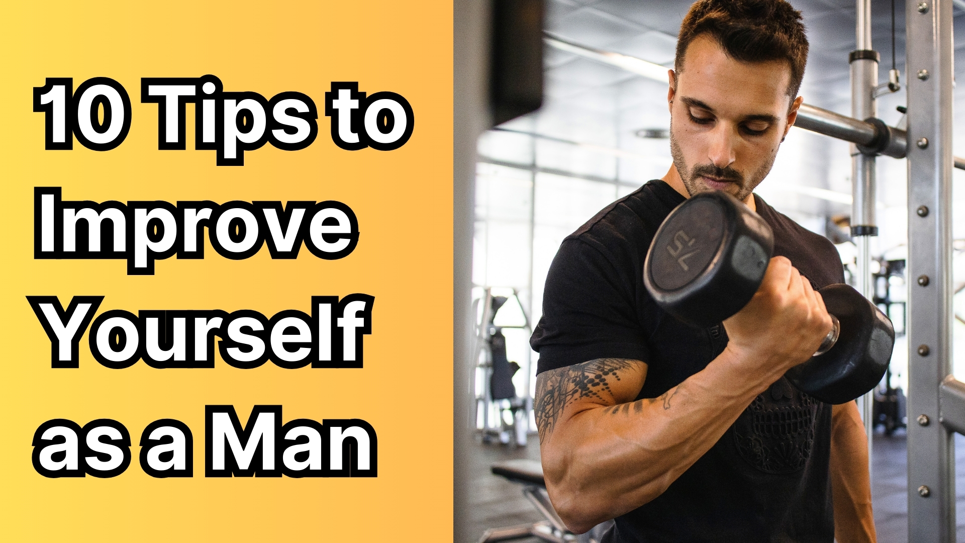 man lifting weights and exercising
